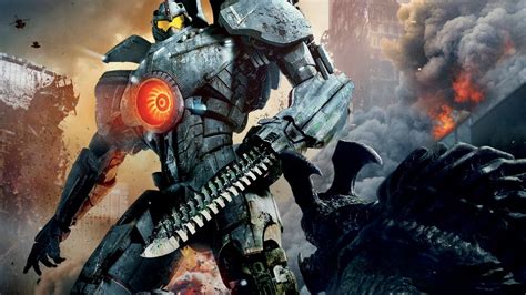 Pacific Rim ( Spanish: Titanes del Pacífico) is a Mexican - American franchise that consists of Kaiju - monster installments; including two theatrical films: Pacific Rim (2013) and Pacific Rim Uprising (2018), and an animated television series: Pacific Rim: The Black (2021–2022). The overall plot centers around a future where giant Kaiju ... 